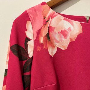 Calvin Klein Fitted Pattern Dress